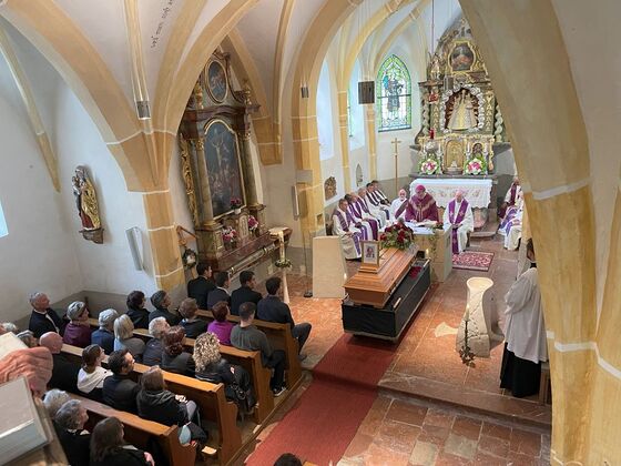 Requiem für Maria Dammer in der Pfarrkirche St. Radegund.