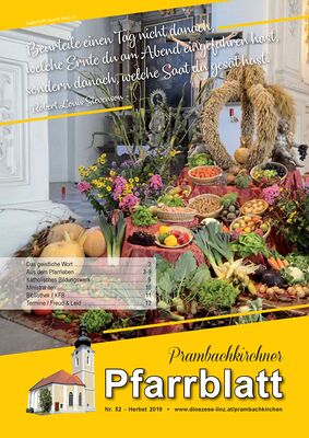 Pfarrblatt Sep./ Okt. 2019