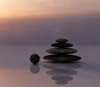 Gleichgewicht-Balance-Meditation