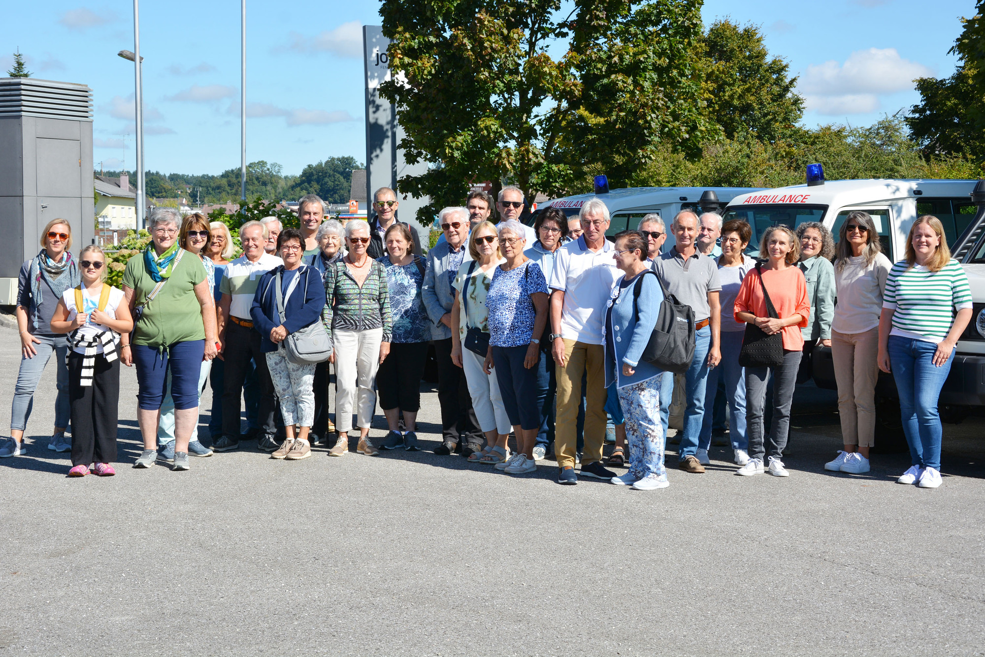 Gruppenfoto des Ausflugs