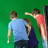 Leap in the Deep - vor dem Greenscreen zum Superman werden. © Stefanie Petelin
